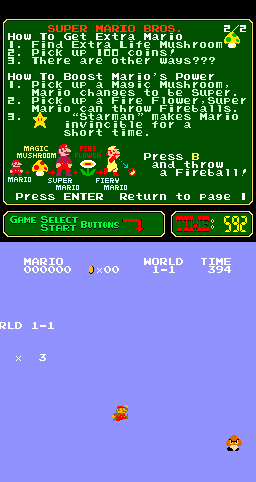 Super Mario Bros. (Unlimited Jump, 2011-12-28)(PlayChoice-10) png snap