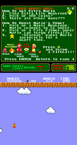 Super Mario Bros. (Upside-Down Map, 2011-12-29)(PlayChoice-10) png snap