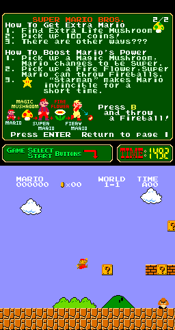 Super Mario Bros. (Various Enhancements, 2011-12-29)(PlayChoice-10) png snap