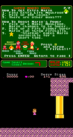 Super Mario Bros. (Yoona(cu)Hard, 2013-03-19)(PlayChoice-10) png snap