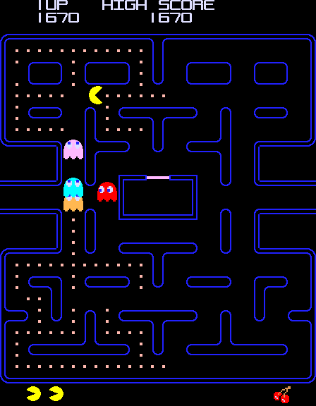 PuckMan (Japan set 1, Probably Bootleg) (hires hack) png snap