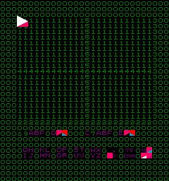 Q*bert Board Input Test Rom png snap