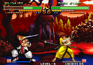 Samurai Shodown V Special (yoshitora Always Have Seven Sword Move) png snap
