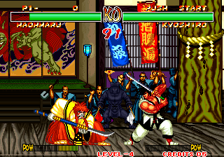 Samurai Shodown II (Unlimited Credits in Console Mode, 2008-10-23) png snap