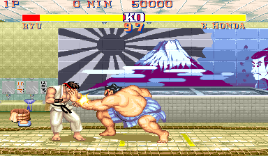 Street Fighter II': Champion Edition (Vega Lifts The Main Scene Crawl Limit) png snap