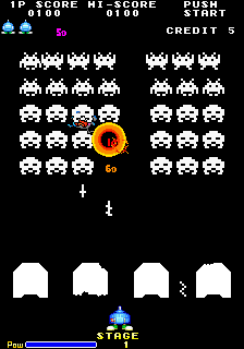 Space Invaders '95: The Attack Of Lunar Loonies (Ver 2.5O 1995/06/14) png snap