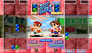 Super Puzzle Fighter II Turbo (960620U, Boss Hack) png snap