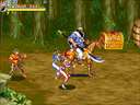 Tenchi wo Kurau II (Portor(Kan-U)'s Horseback energy attack with flaming arrow effect)