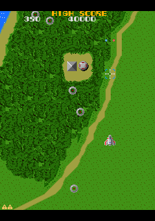 Xevious (Neo-Geo port, gfx fix) png snap