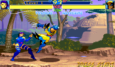 X-Men: Children of the Atom (941219J, Enable Hidden Characters) png snap