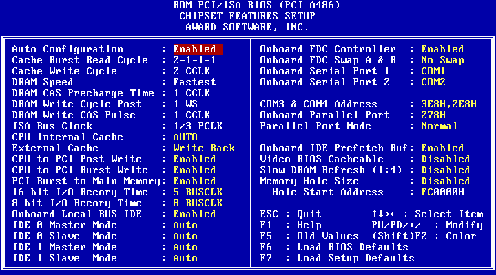 PCI/I-A486S (SiS 85C496/85C497) png snap