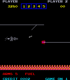 Aracnis (bootleg of Scorpion on Moon Cresta hardware, set 1) png snap