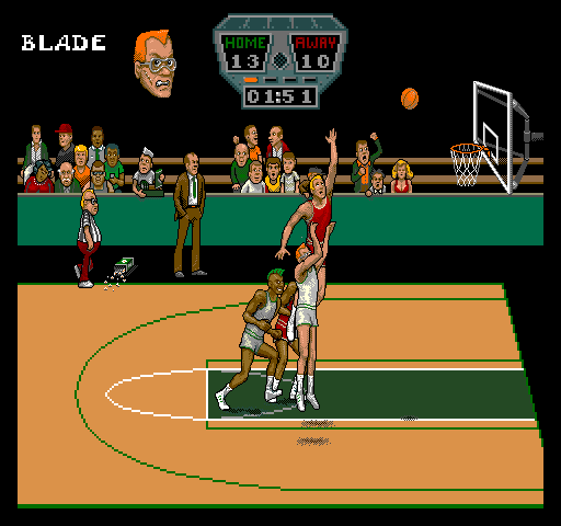 Arch Rivals (rev 2.0 5/03/89, 8-way joystick bootleg) png snap