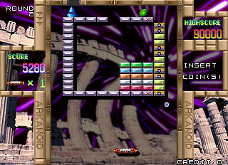 Arkanoid Returns (Ver 2.02O 1997/02/10) png snap