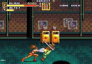 Bare Knuckle II (scrambled bootleg of Mega Drive version) png snap