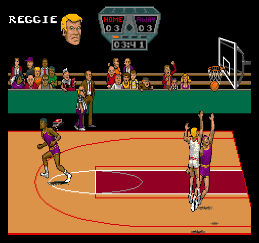 Basket Ball (8-way joystick bootleg of Arch Rivals) png snap