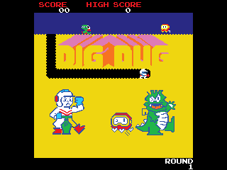 Dig Dug (mini arcade) png snap