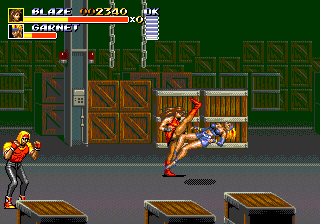 Bare Knuckle III / Sunset Riders (scrambled bootleg of Mega Drive versions) png snap