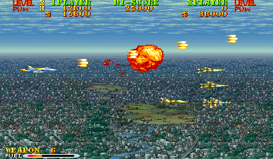 Carrier Air Wing (bootleg with 2xYM2203 + 2xMSM5205, set 2) png snap