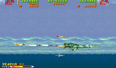 Carrier Air Wing (bootleg with 2xYM2203 + 2xMSM5205, set 1) png snap