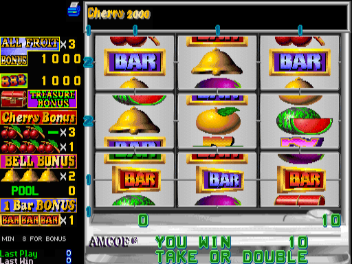 Fruit Bonus 2000 / New Cherry 2000 (Version 4.4E Dual) png snap