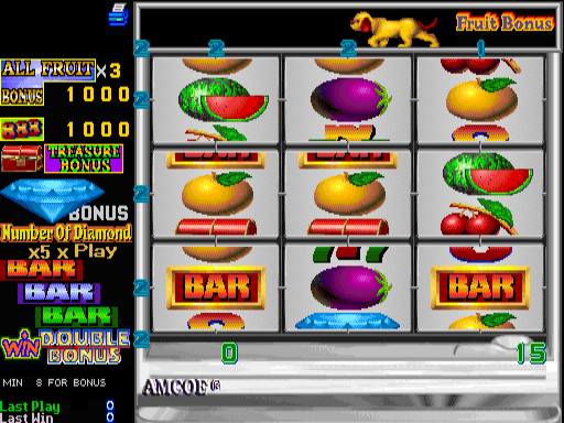 Fruit Bonus 2000 / New Cherry 2000 (Version 4.4R Dual) png snap