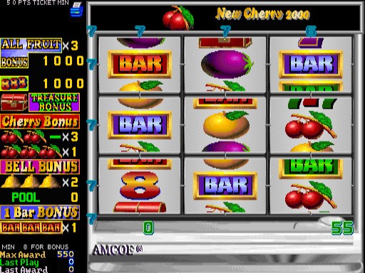Fruit Bonus 2000 / New Cherry 2000 (Version 4.1LT Dual) png snap