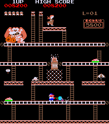 Crazy Kong (bootleg on Galaxian hardware) png snap