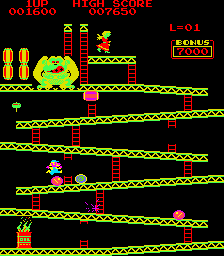 Crazy Kong (bootleg on Moon Cresta hardware, set 2) png snap