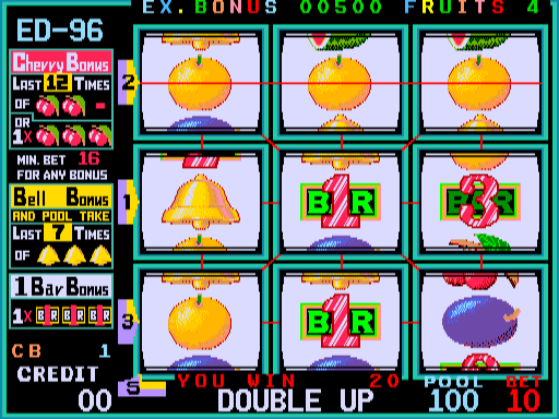 Super Pacman (v1.2) + Cherry Master (Corsica, v8.31, unencrypted, set 2) png snap