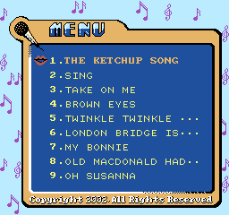 Croaky Karaoke 16-in-1 png snap