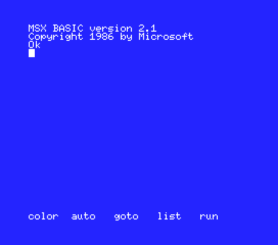 CX7M/128 (MSX2, Japan) png snap
