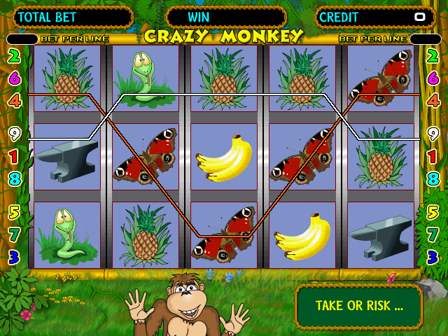 Crazy Monkey (bootleg, 050120, payout percentage modified) png snap
