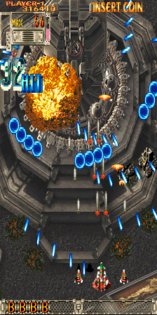 DoDonPachi Dai-Ou-Jou (Japan, 2002.04.05.Master Ver, 68k Label V100) png snap