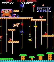 Donkey King Jr. (bootleg of Donkey Kong Jr.) png snap