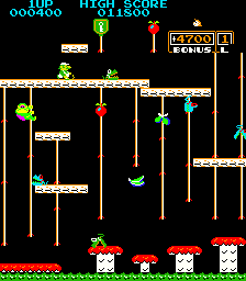 Donkey Kong Jr. (bootleg on Moon Cresta hardware, set 1) png snap