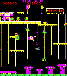 Donkey Kong Jr. (bootleg on Moon Cresta hardware, set 2) png snap
