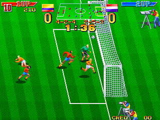 Dream Soccer '94 (Korea, M107 hardware) png snap