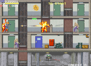 Elevator Action Returns (Ver 2.2J 1995/02/20) png snap