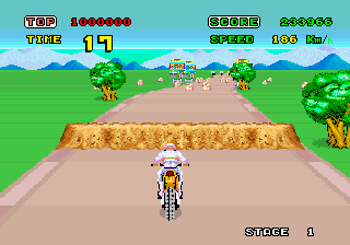 Enduro Racer (bootleg of YM2203, FD1089B 317-0013A set) png snap