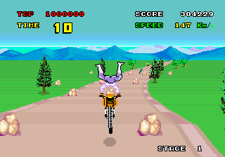 Enduro Racer (YM2151, FD1089B 317-0013A) png snap