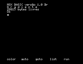 Expert XP-800 (1.0) (MSX1, Brazil) png snap