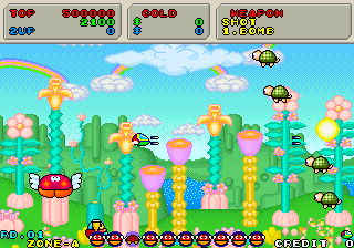 Fantasy Zone II - The Tears of Opa-Opa (System 16C version, prototype) png snap