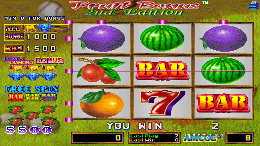 Fruit Bonus 2nd Edition (Version 1.8R Dual) png snap