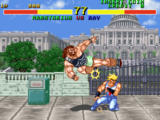 Fighter's History (World ver 43-09, DE-0395-1 PCB) png snap