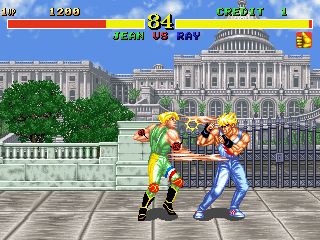Fighter's History (Japan ver 41-05, DE-0380-2 PCB) png snap