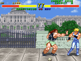Fighter's History (US ver 42-05, DE-0395-1 PCB) png snap