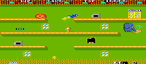 Flicky (64k Version, 315-5051, set 1) png snap