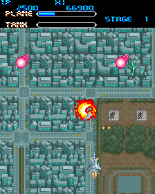 Flak Attack (Japan, version P, PWB 450593 sub-board) png snap