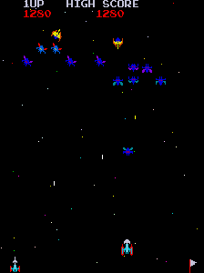 Fantastic Spacians (hack of 'Super Galaxians') png snap